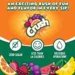 Orange Crush- Powder Drink Mix - Sugar Free & Delicious, Makes 72 flavored water beverages - Image 3